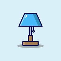 sleep lamp cartoon icon illustration vector