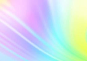 Light Multicolor, Rainbow vector blurred bright background.