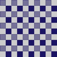 seamless pattern of gray and blue striped square vector
