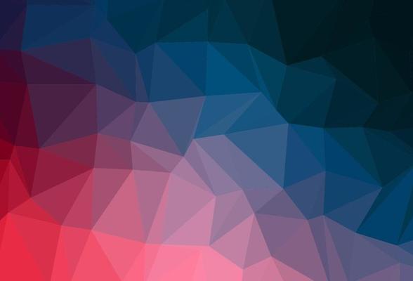 Light Blue, Red vector abstract mosaic pattern.