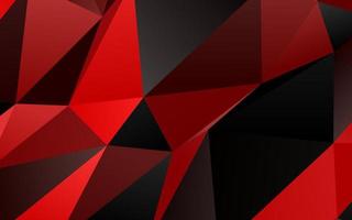 Light Red vector shining triangular pattern.