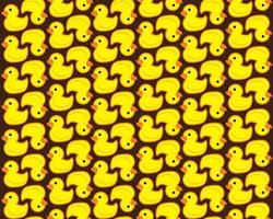 Duck Pattern Background vector