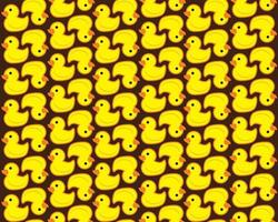 Duck Pattern Background vector