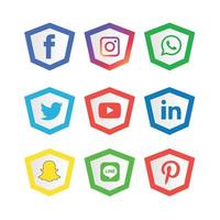 Social Media flat icons technology, network. background  group smiley face sale. Share, Like, Vector illustration Twitter, YouTube, WhatsApp, Snapchat, Facebook, instagram, tiktok, tok