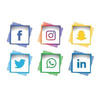 Social Media flat icons technology, network. background  group smiley face sale. Share, Like, Vector illustration Twitter, YouTube, WhatsApp, Snapchat, Facebook, instagram, tiktok, tok