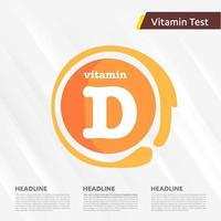 conjunto de colección de gotas de icono de vitamina d, colecalciferol. gota de oro gota del complejo vitamínico. médico para la ilustración de vector de salud