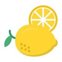 Trendy Lemon Concepts vector