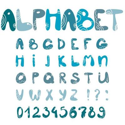 Doodle Alphabet Vector Art, Icons, and Graphics for Free Download