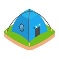 Trendy Camp Concepts vector