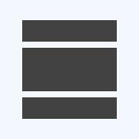 Icon View Day - Glyph Style - Simple illustration,Editable stroke vector