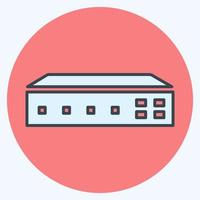 Icon Networking Switch - Color Mate Style,Simple illustration,Editable stroke vector