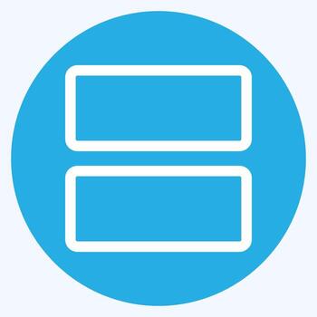 Icon View Array - Blue Eyes Style - Simple illustration,Editable stroke vector