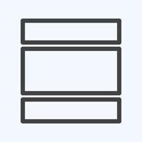 Icon View Day - Line Style - Simple illustration,Editable stroke vector