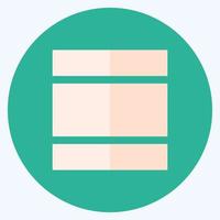 Icon View Day - Flat Style - Simple illustration,Editable stroke vector