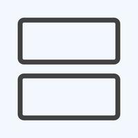 Icon View Array - Line Style - Simple illustration,Editable stroke vector
