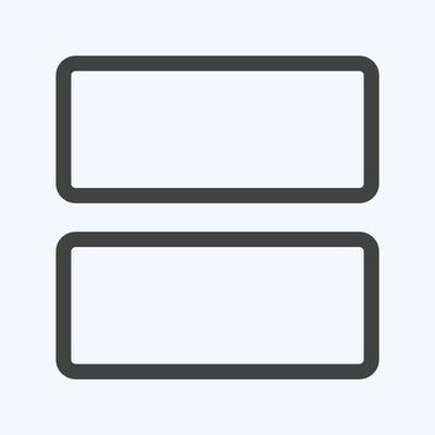 Icon View Array - Line Style - Simple illustration,Editable stroke