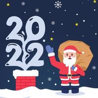 Merry christmas illustration vector
