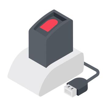 Thumb Scanner Concepts vector