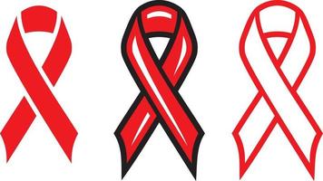 AIDS ribbon vector