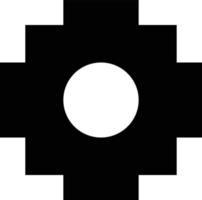 símbolo chakana inka sobre fondo blanco vector