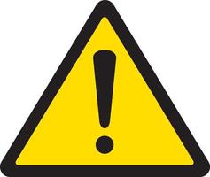 Caution danger sign vector