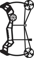 Compound bow vector