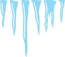 Icicles icon vector