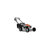 lawn care - lawn mower isolated vector