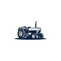 tractor, máquina agrícola vector aislado