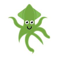 Trendy Squid Concepts vector