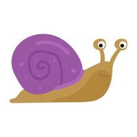 Snail Cartoon Concepts vector