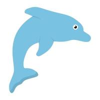 Trendy Dolphin Concepts vector