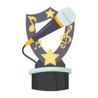 Singer Trophy Concepts vector