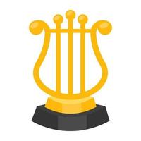 Harp Trophy Concepts vector