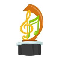 Music Trophy Concepts vector