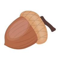 Trendy Acorn Concepts vector