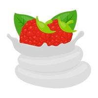 Whipped Berries Concepts vector