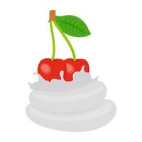 Whipped Cherries Concepts vector