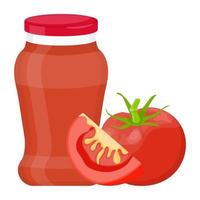 Tomato Paste Concepts vector