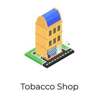 Tobacco Shop Concepts vector