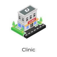 Trendy Clinic Concepts vector