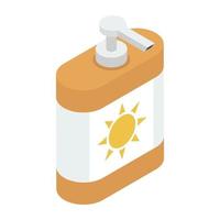 Trendy Sunblock Concepts vector