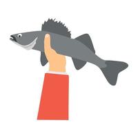 Fish Catching Concepts vector