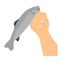 Fish Catching Concepts vector