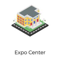 Expo Hall Concepts vector