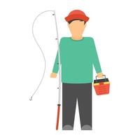 Trendy Fisherman Concepts vector