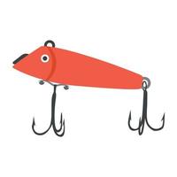 Trendy Fish Bait vector