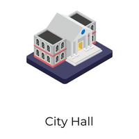 City Hall Concepts vector