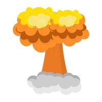 Nuclear Explosion Concepts vector