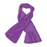 Shoulder Knot Scarf vector